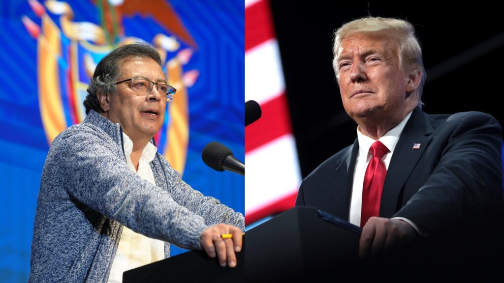 Gustavo Petro e Donald Trump