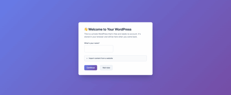 WordPress lança serviço my.WordPress.net para execução de sites diretamente no navegador
