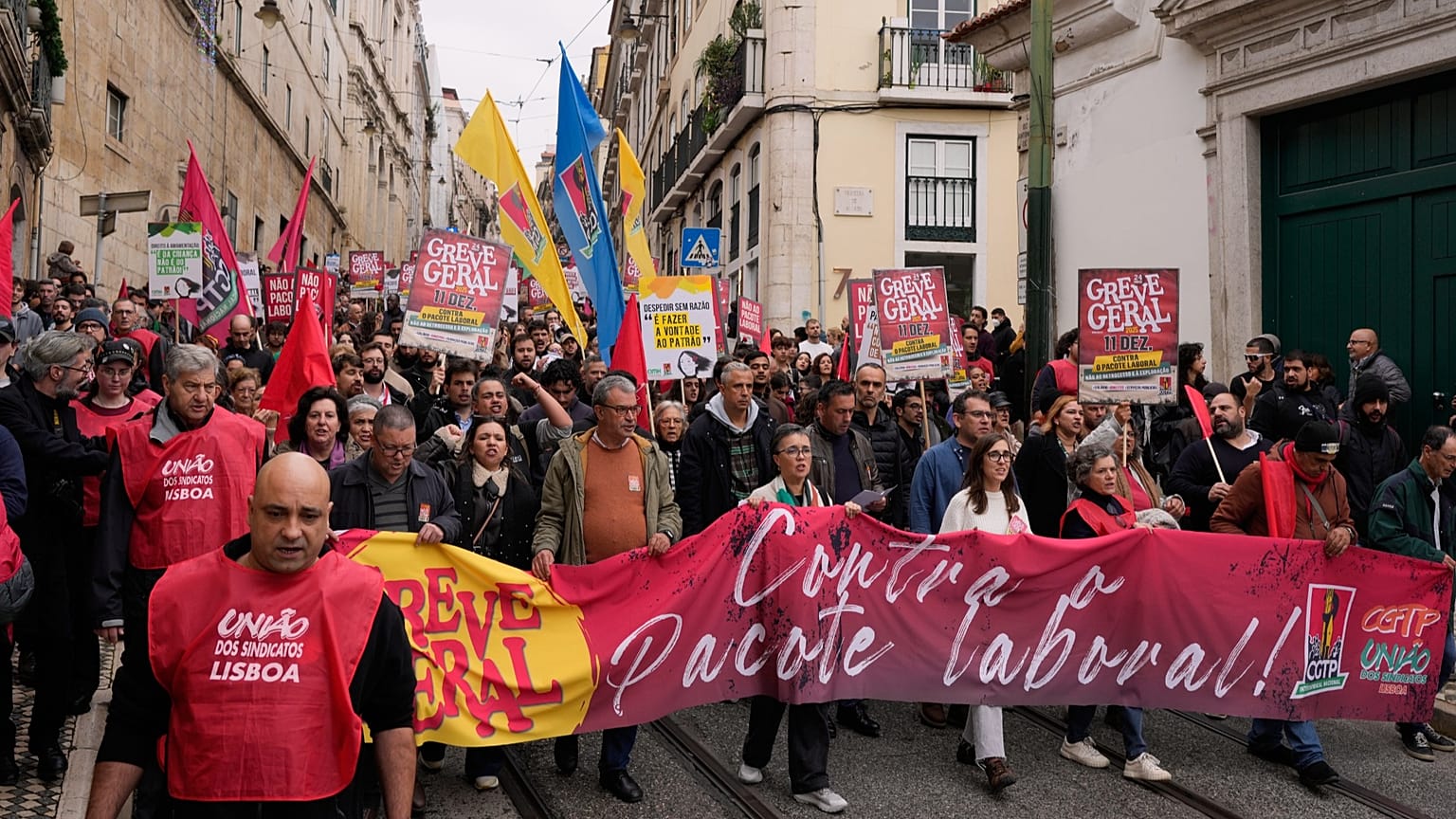 greve em Portugal