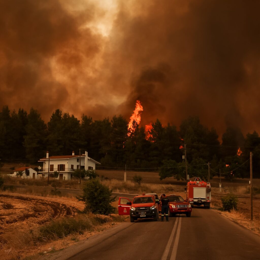 incêndios florestais na Europa