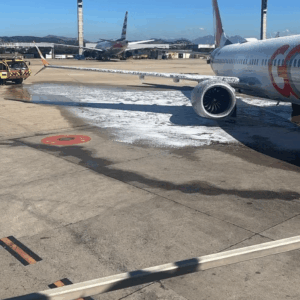 pouso de emergência no Galeão