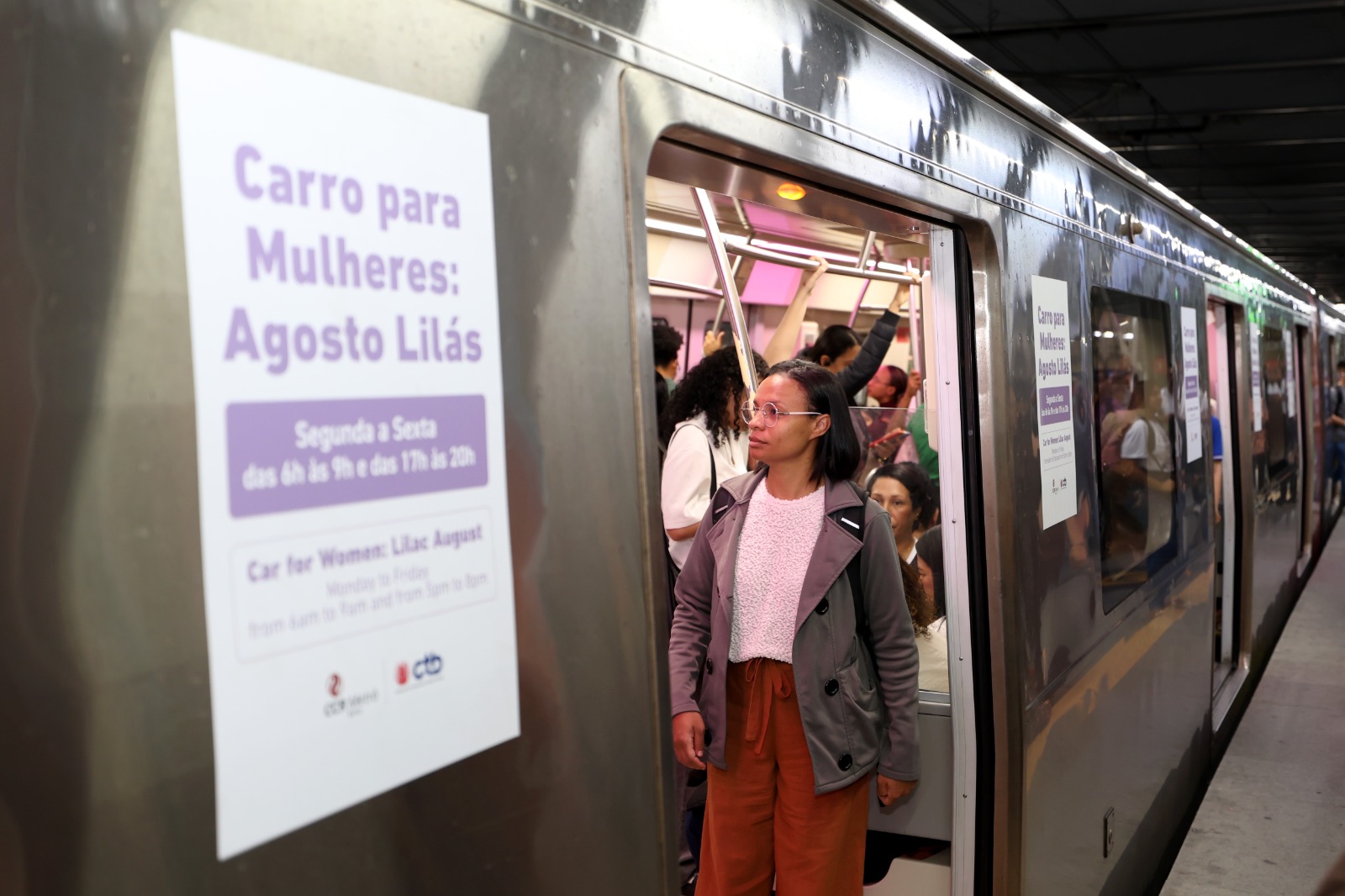 Metrô de Salvador mantém vagão exclusivo para mulheres após fim do Agosto Lilás