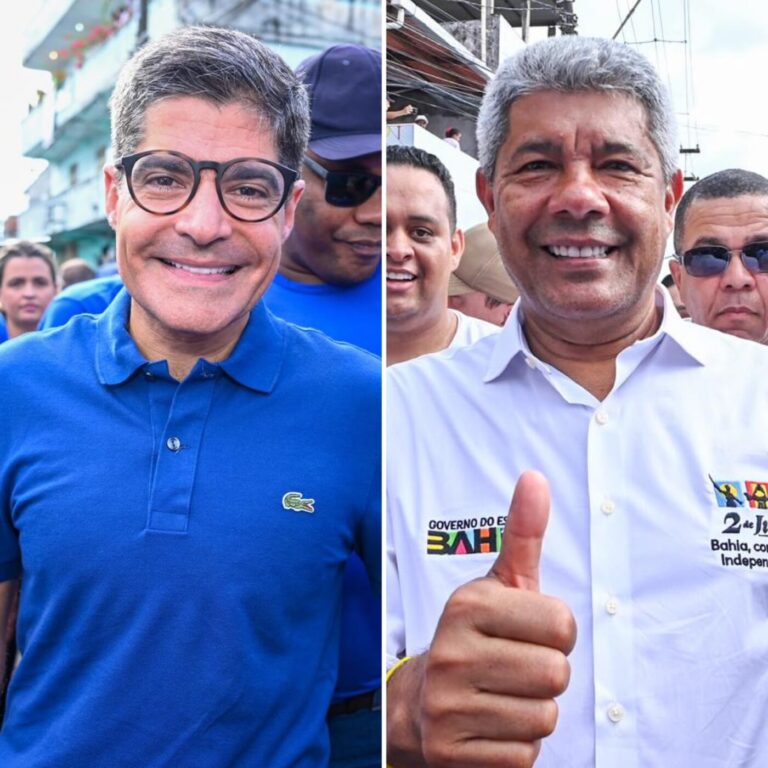 Eleições na Bahia: Jerônimo Rodrigues e ACM Neto recebem primeiras doações de campanha
