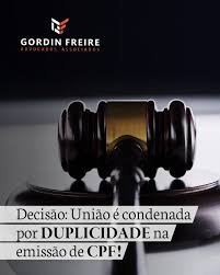 duplicidade de CPF