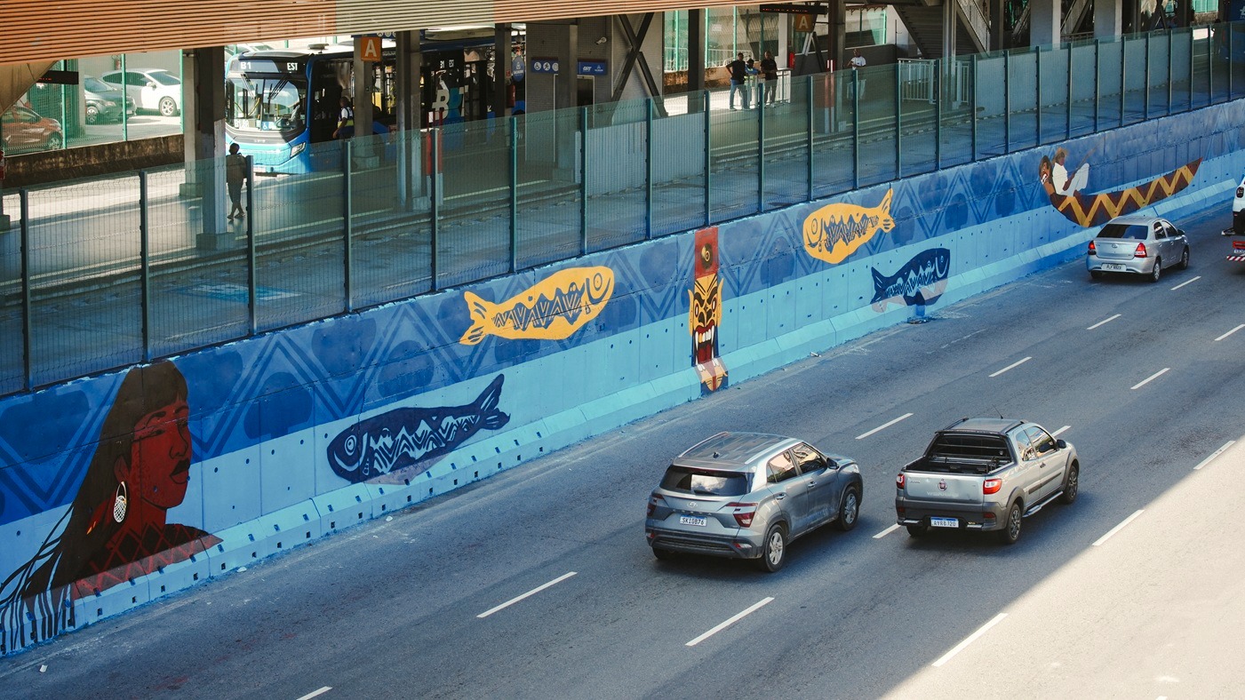 mural indígena Salvador