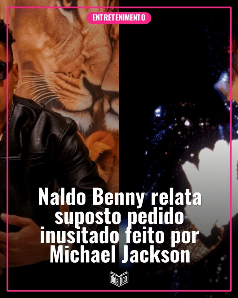 Naldo Benny relata suposto pedido inusitado feito por Michael Jackson