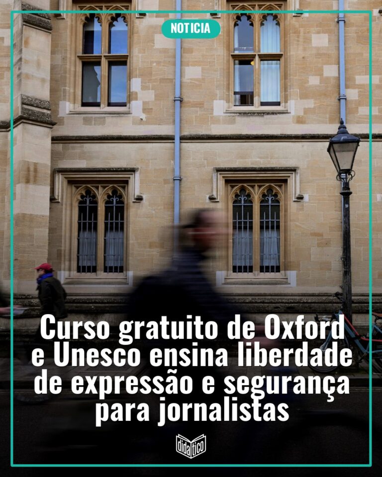 Curso gratuito de Oxford e Unesco ensina liberdade de expressão e segurança para jornalistas