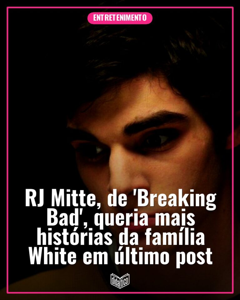 RJ Mitte, de ‘Breaking Bad’, queria mais histórias da família White em último post