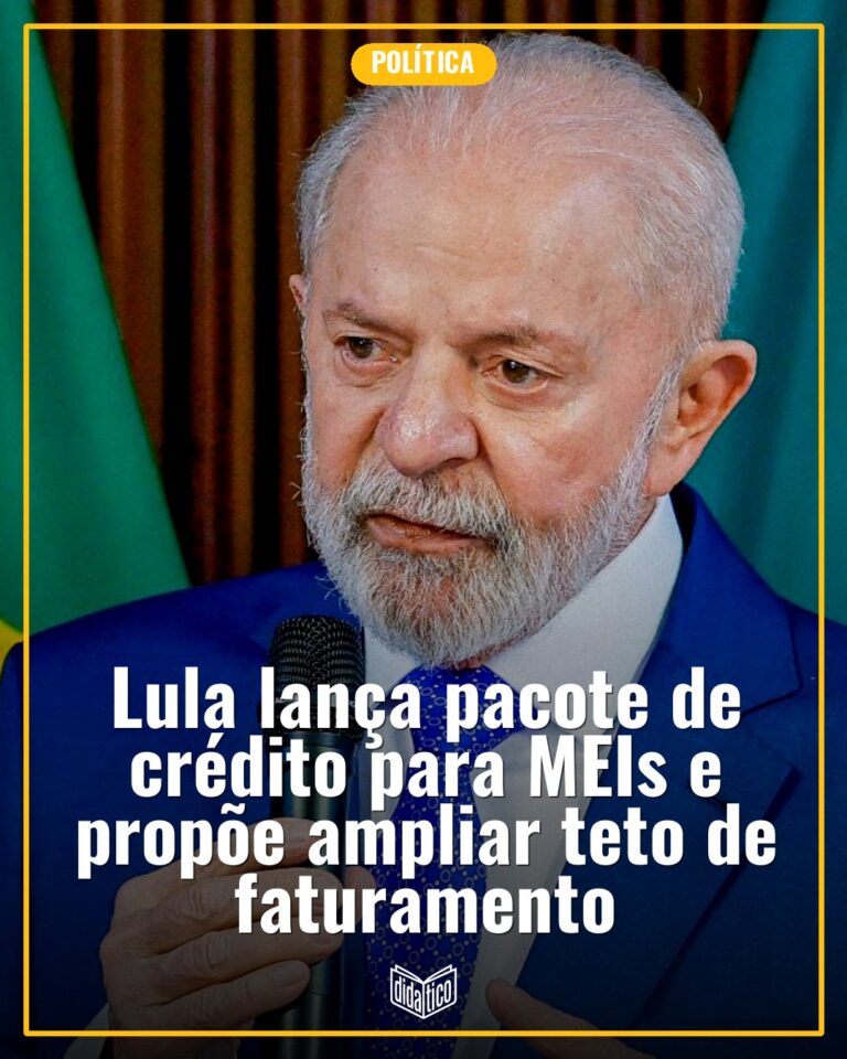 Lula lança pacote de crédito para MEIs e propõe ampliar teto de faturamento