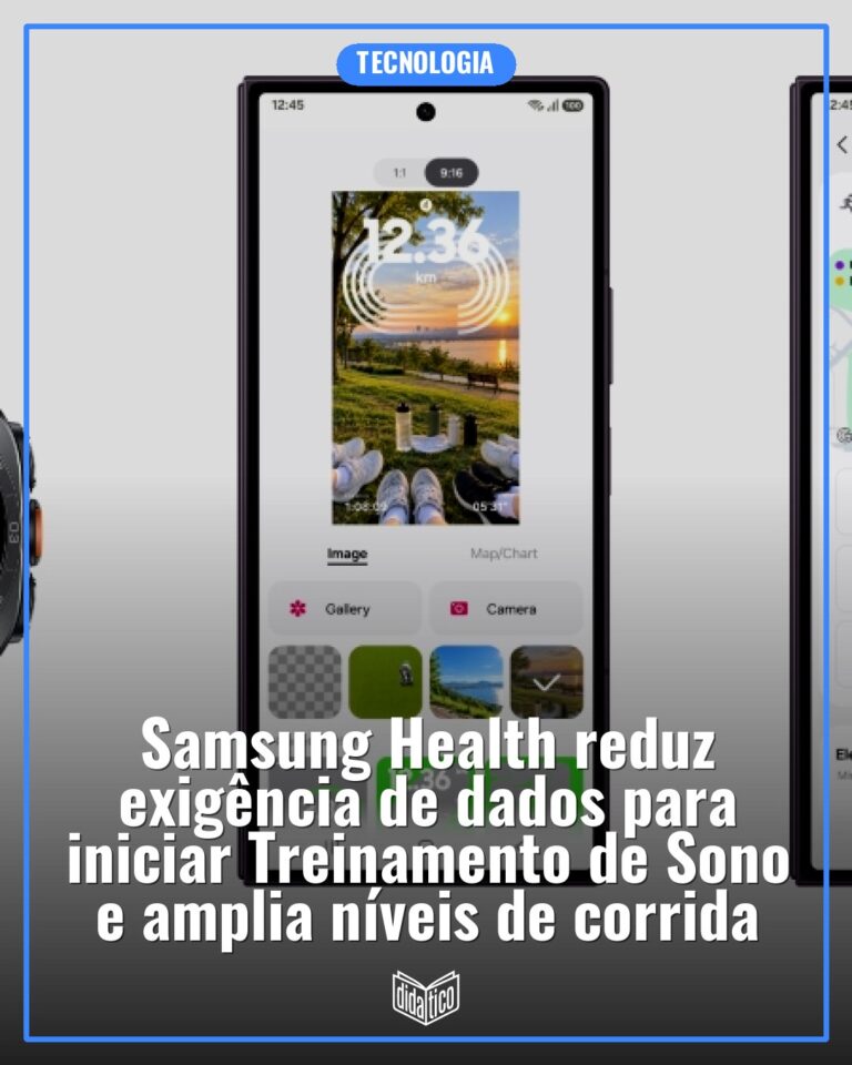 Samsung Health reduz exigência de dados para iniciar Treinamento de Sono e amplia níveis de corrida