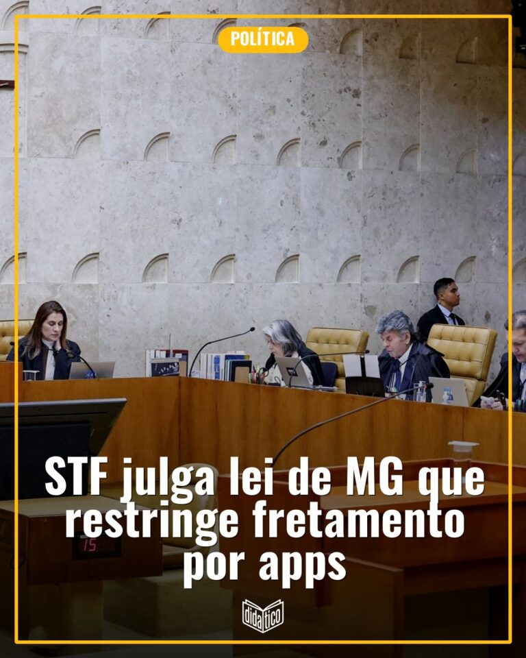 STF julga lei de Minas Gerais que restringe fretamento de ônibus por aplicativos