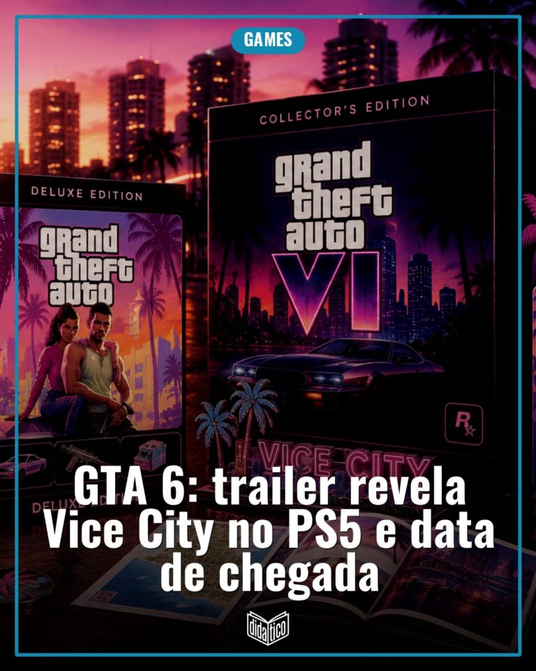 GTA 6: trailer de lançamento revela Vice City no PS5 e data de chegada