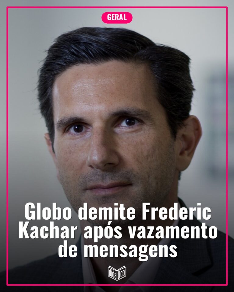 Globo demite Frederic Kachar após vazamento de mensagens com Daniel Vorcaro