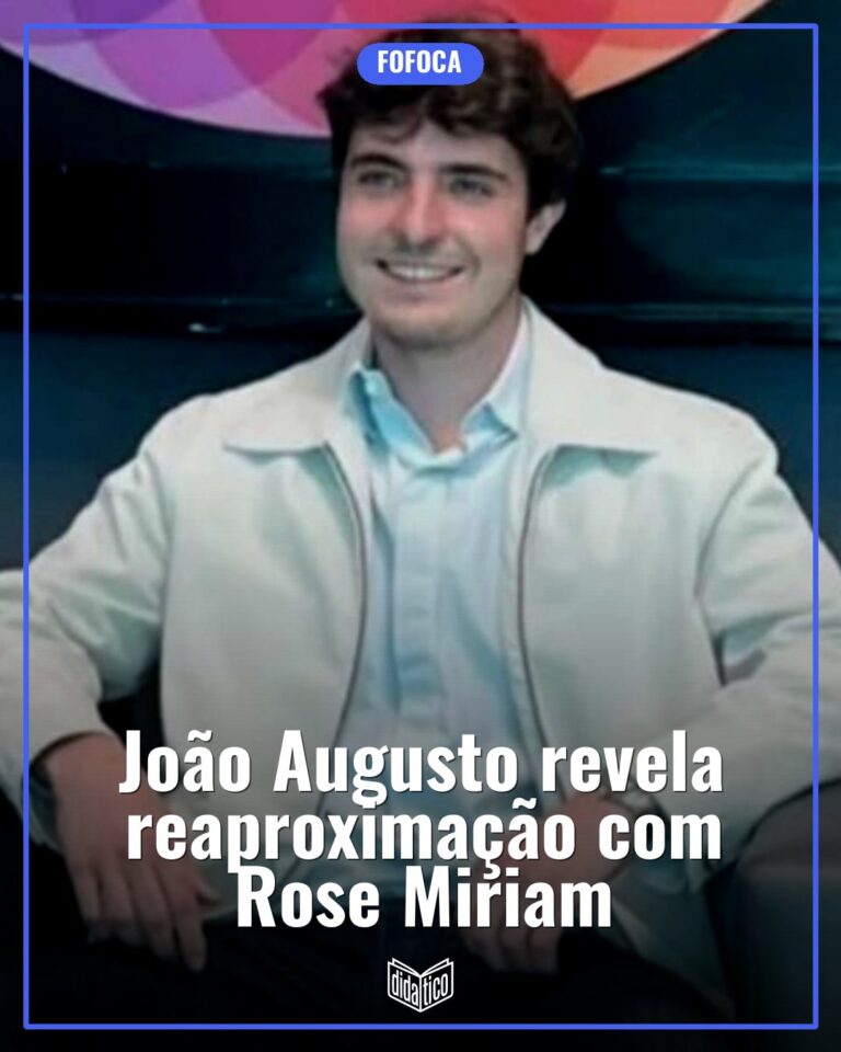 João Augusto Liberato revela reaproximação com Rose Miriam após briga por herança de Gugu