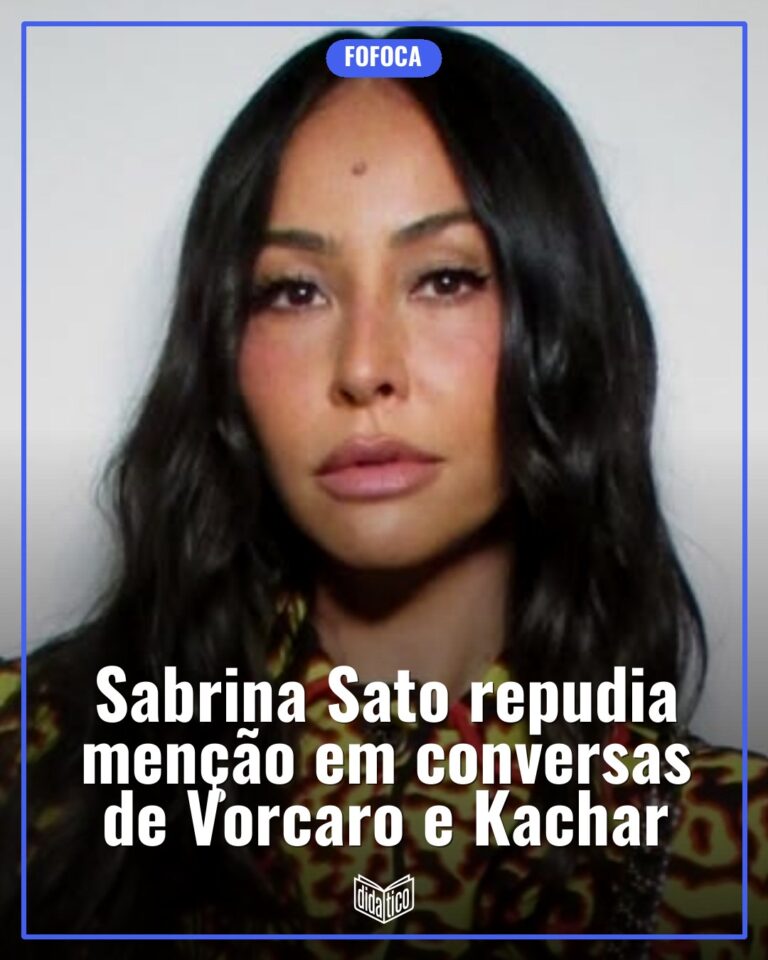Sabrina Sato repudia menção em conversas de Daniel Vorcaro e Fred Kachar