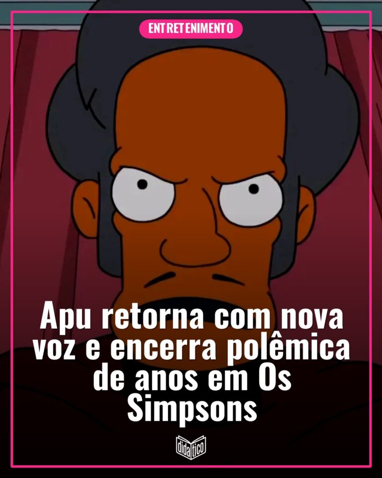 Apu retorna com nova voz e encerra polêmica de anos em Os Simpsons