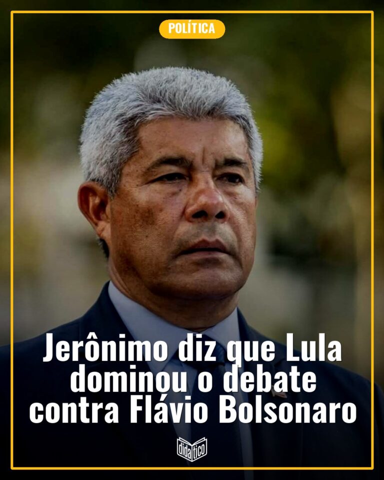 Jerônimo Rodrigues diz que Lula ‘dominou o debate’ contra Flávio Bolsonaro na Band