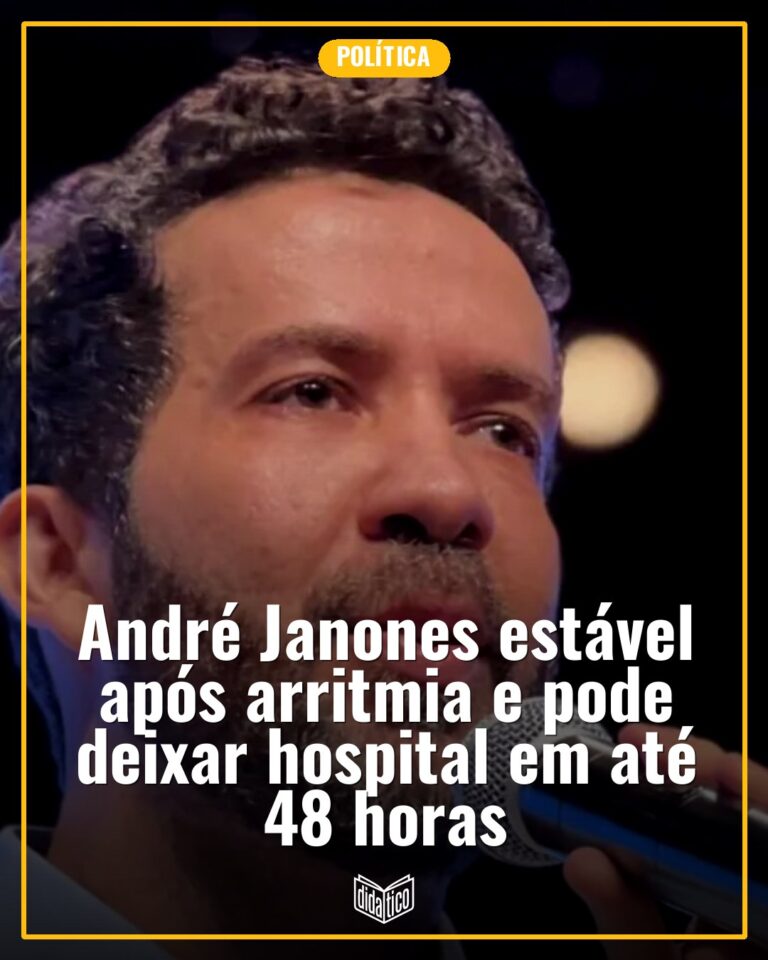 André Janones estável após arritmia e pode deixar hospital em até 48 horas